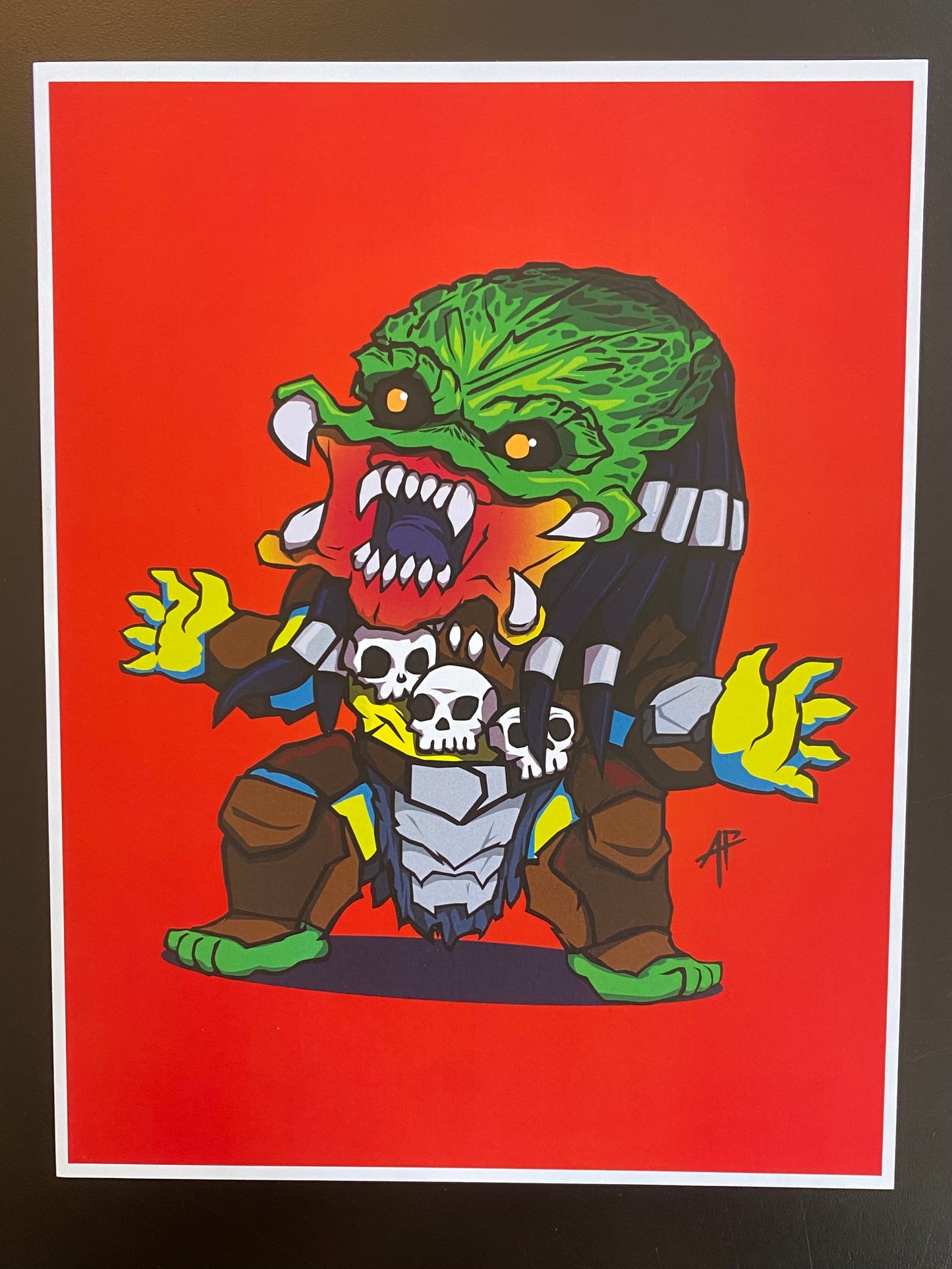 One Ugly Hunter Alien Print