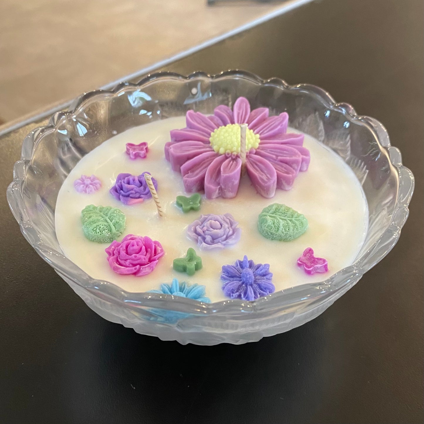Fruit Slices Flower Candle