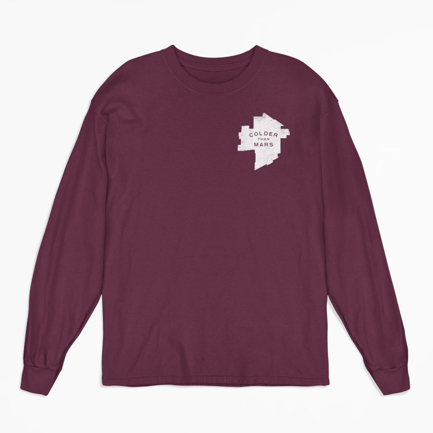 Colder Than Mars Long Sleeved Tee | Maroon