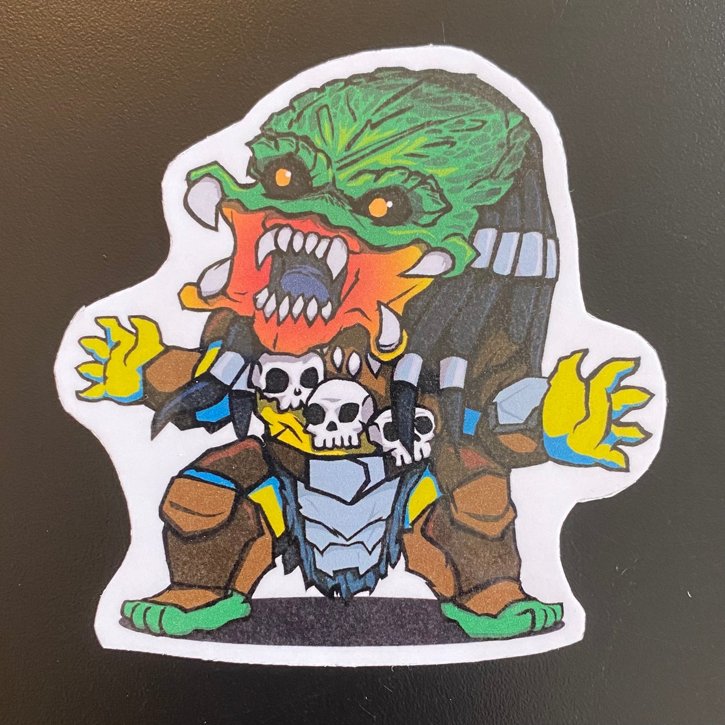One Ugly Hunter Alien Sticker