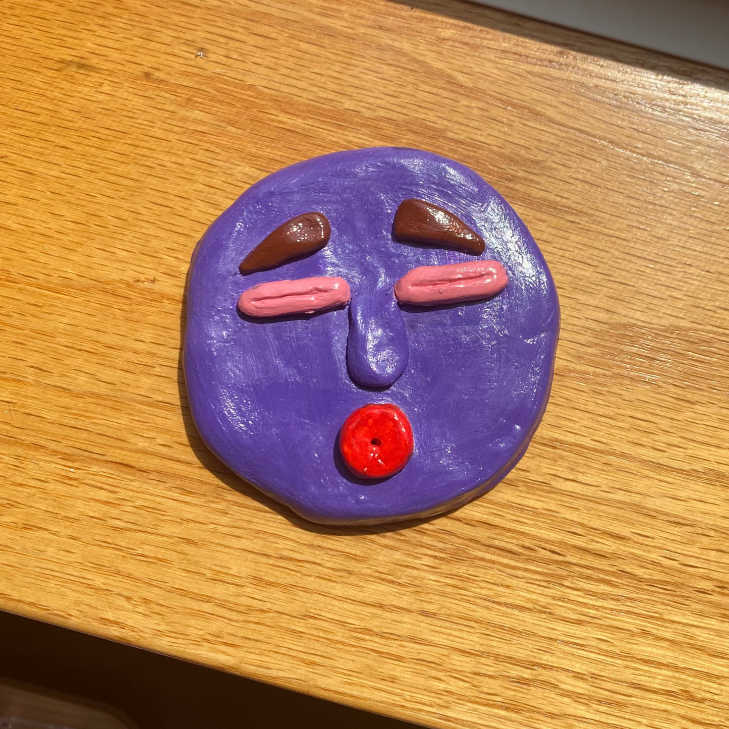 Purple Incense Holder