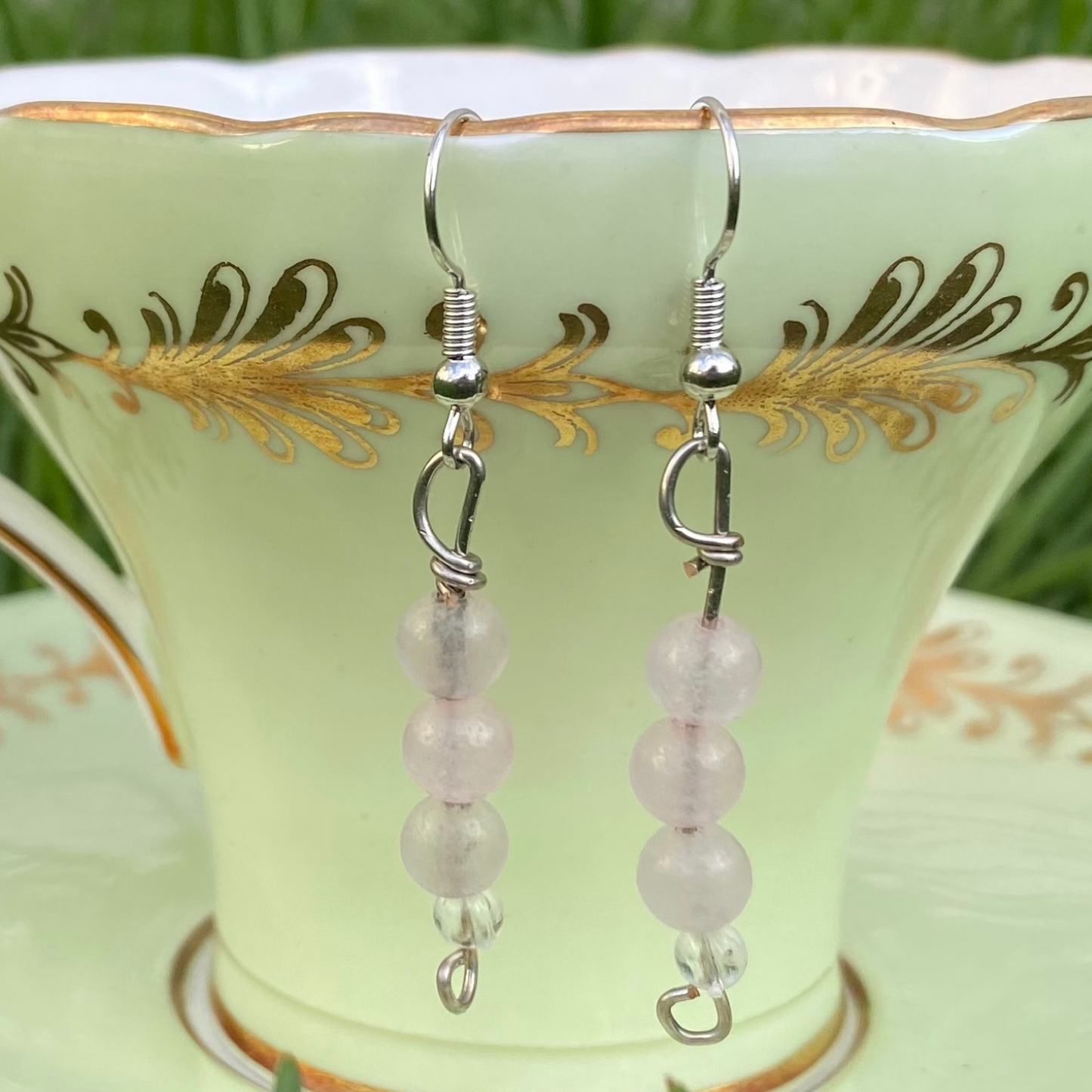 Rose Quartz Earrings
