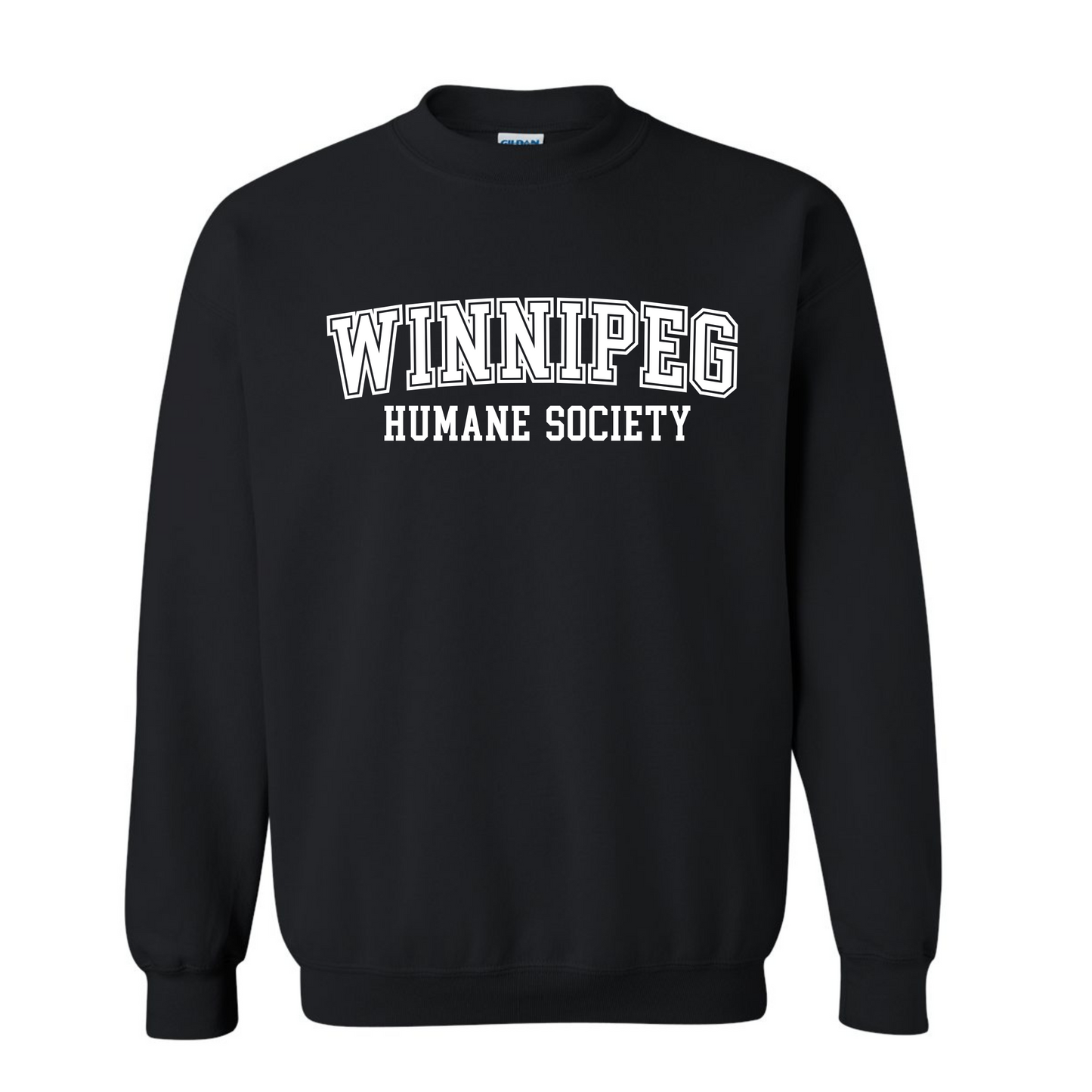 WHS Varsity Crewneck | White on Black