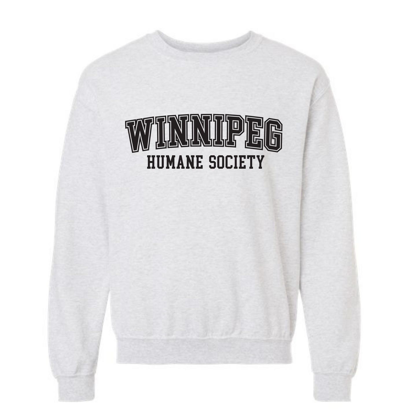 WHS Varsity Crewneck | Black on Athletic Grey