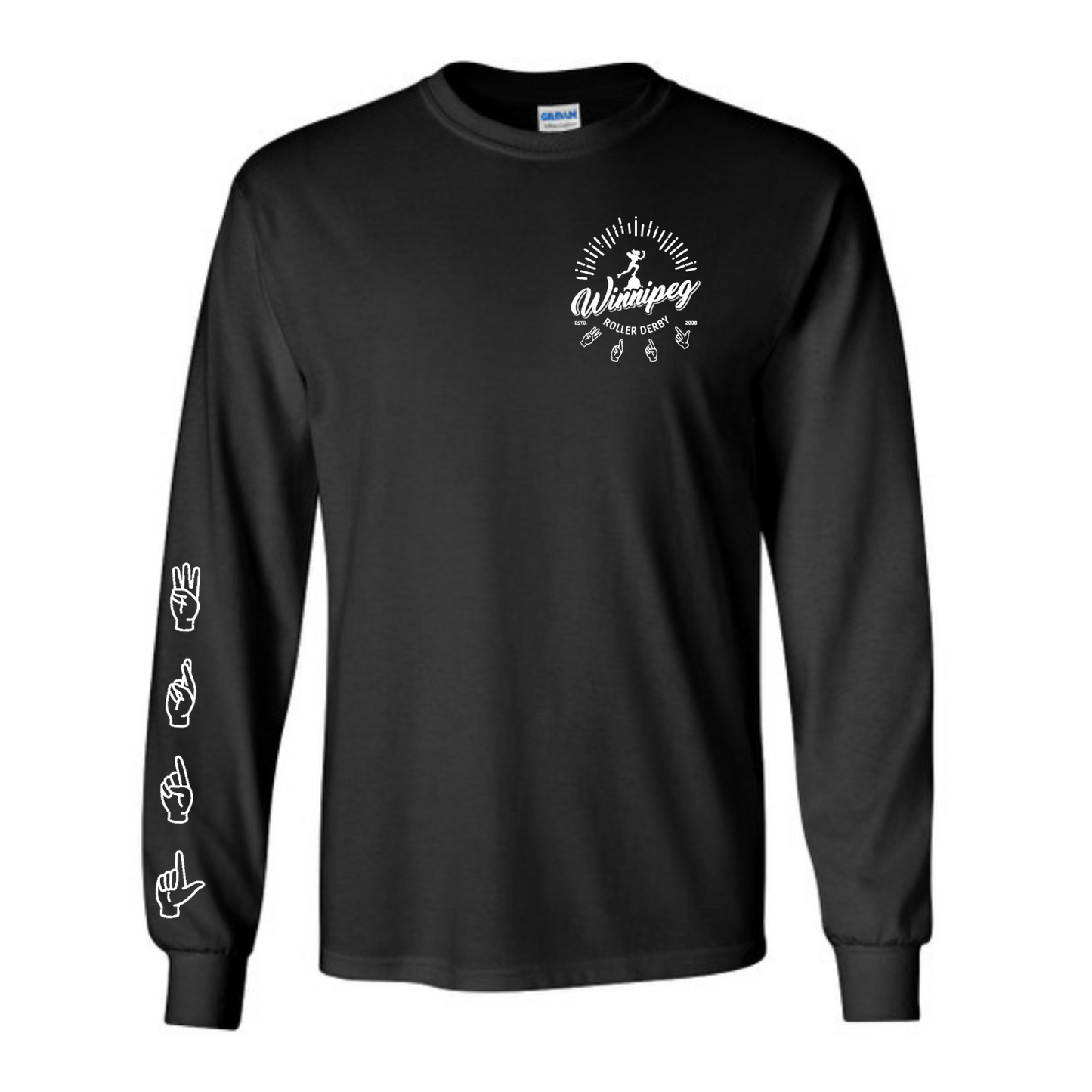 Winnipeg Roller Derby Long Sleeved Tee | A.S.L. Edition