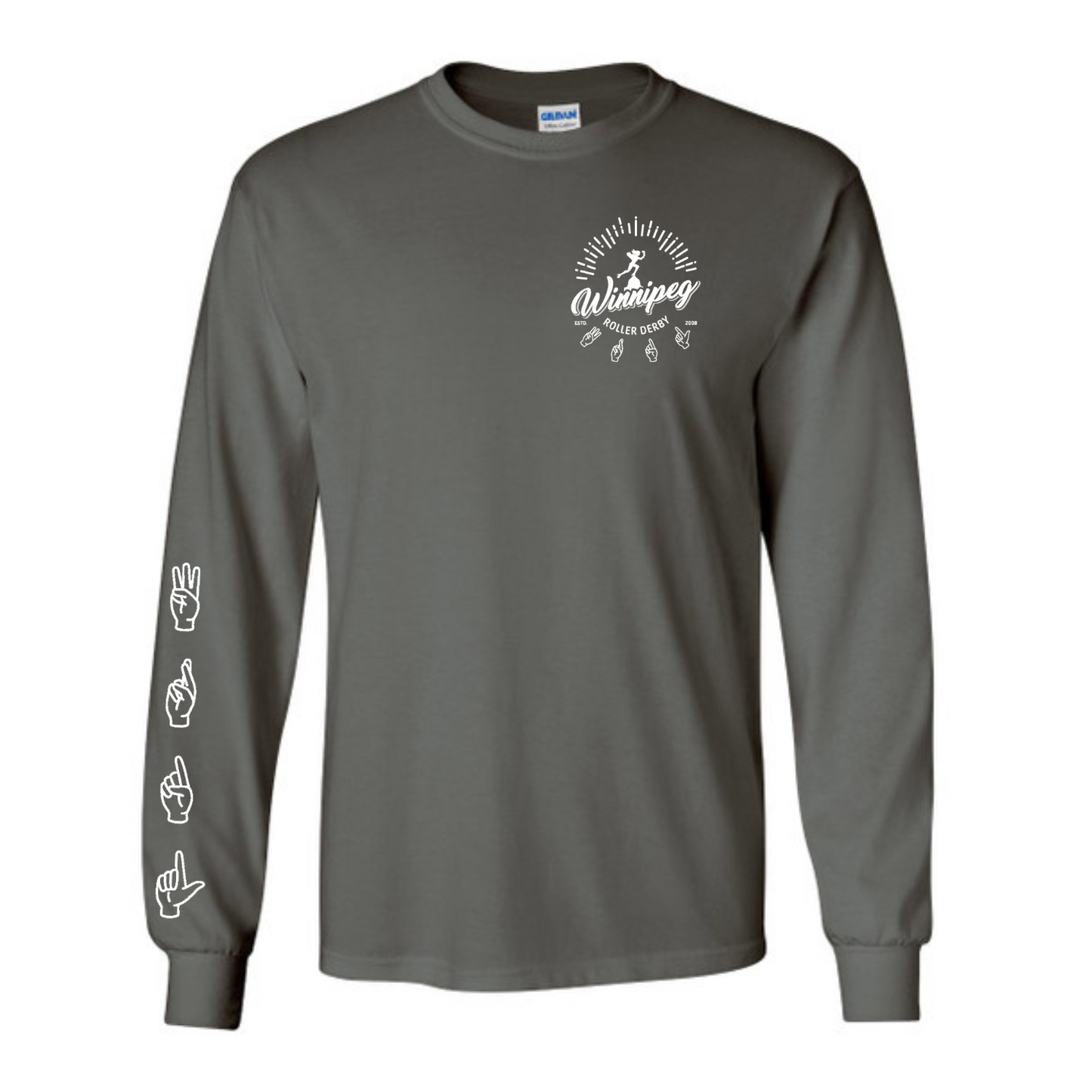 Winnipeg Roller Derby Long Sleeved Tee | A.S.L. Edition
