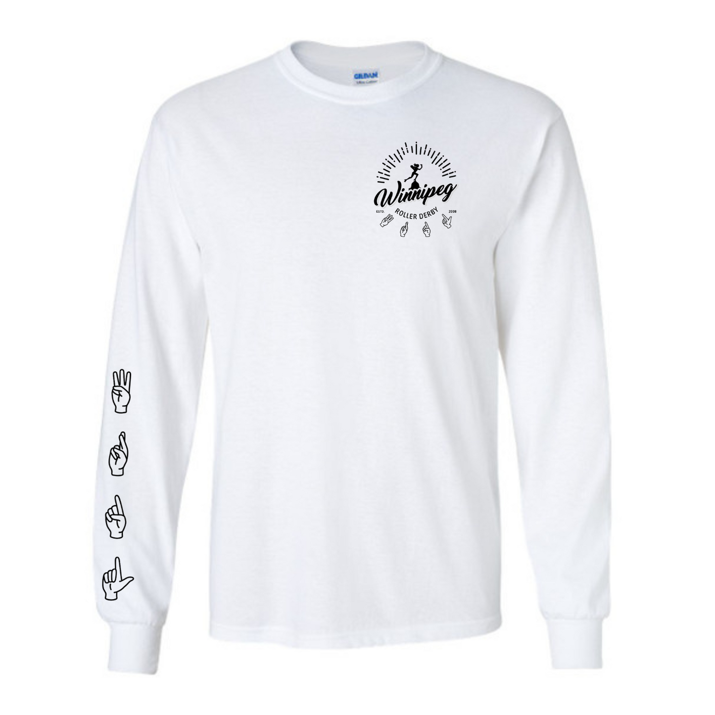Winnipeg Roller Derby Long Sleeved Tee | A.S.L. Edition