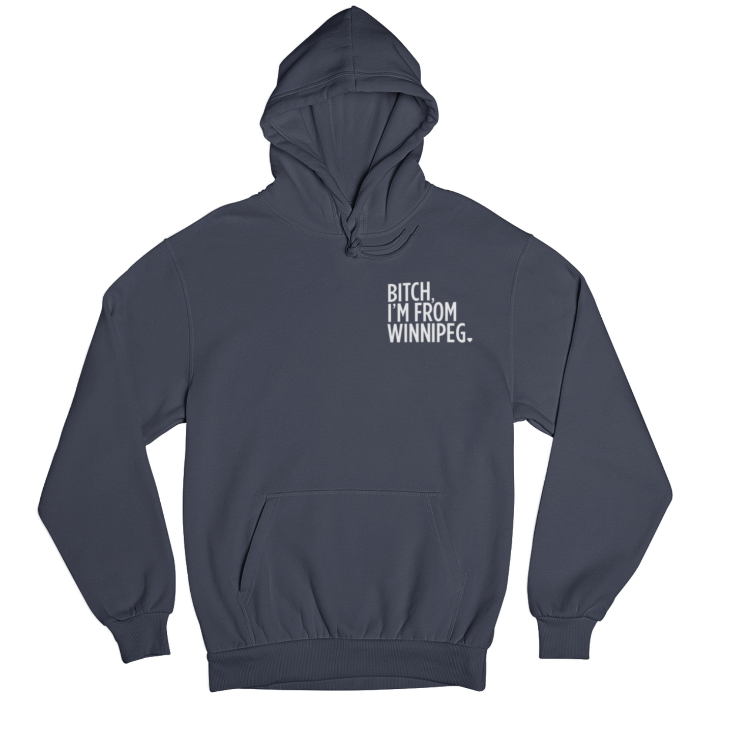 BIFW Hoodie | White on Navy