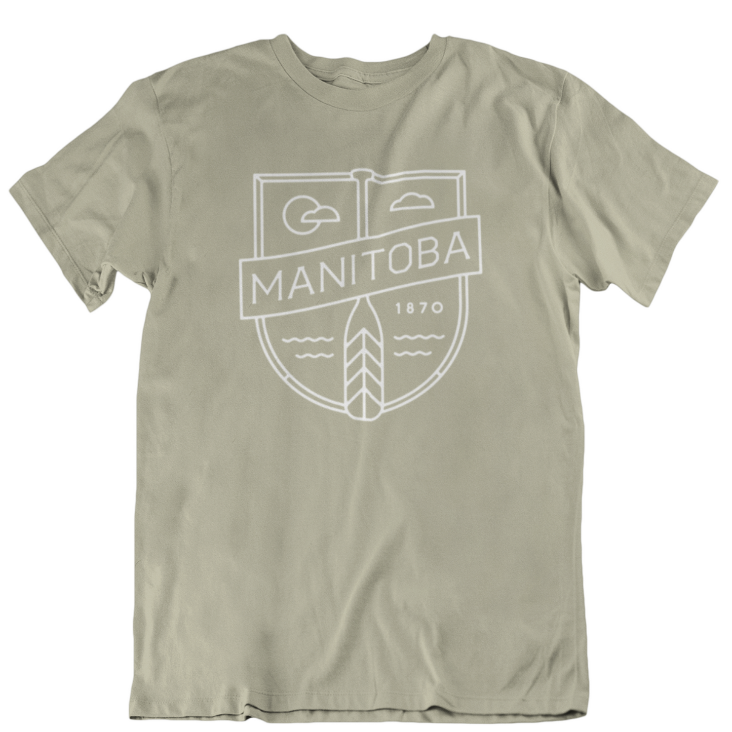 MB Cottage Tee | White on Sand