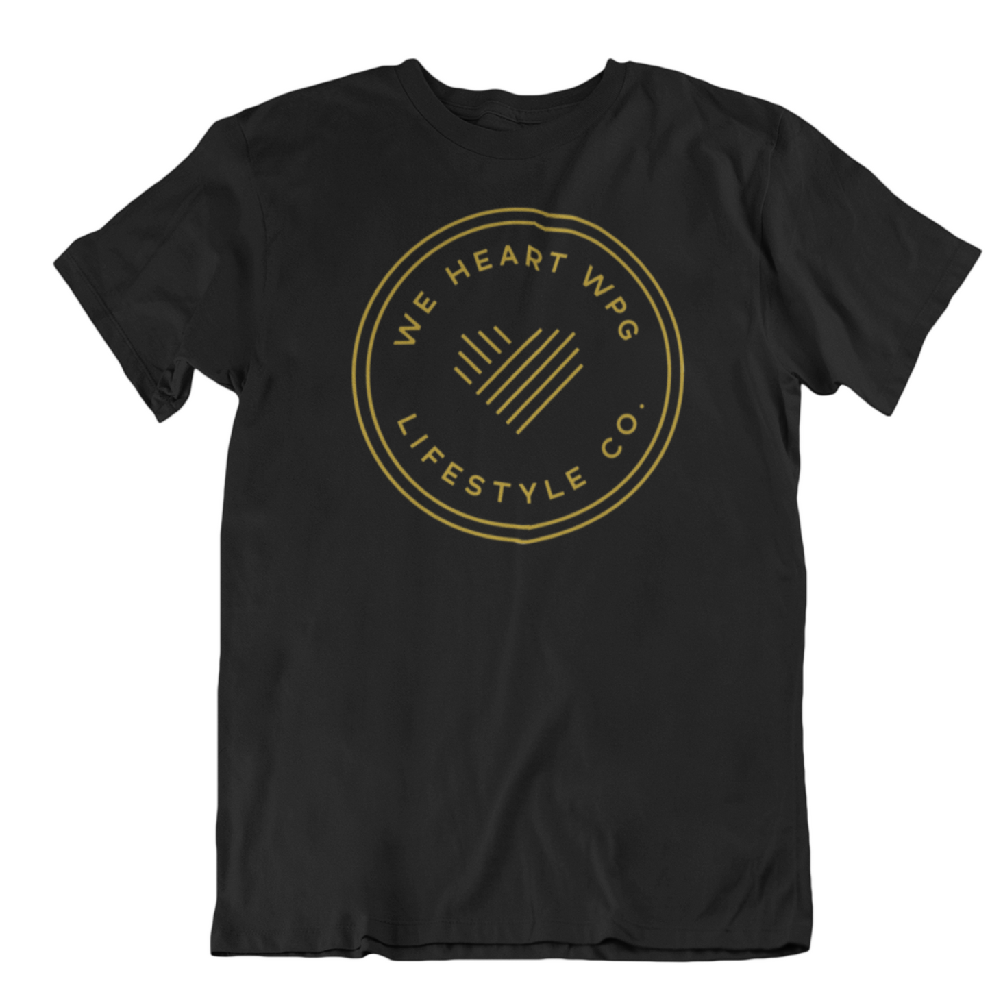 WHW Lifestyle Tee | Gold on Black