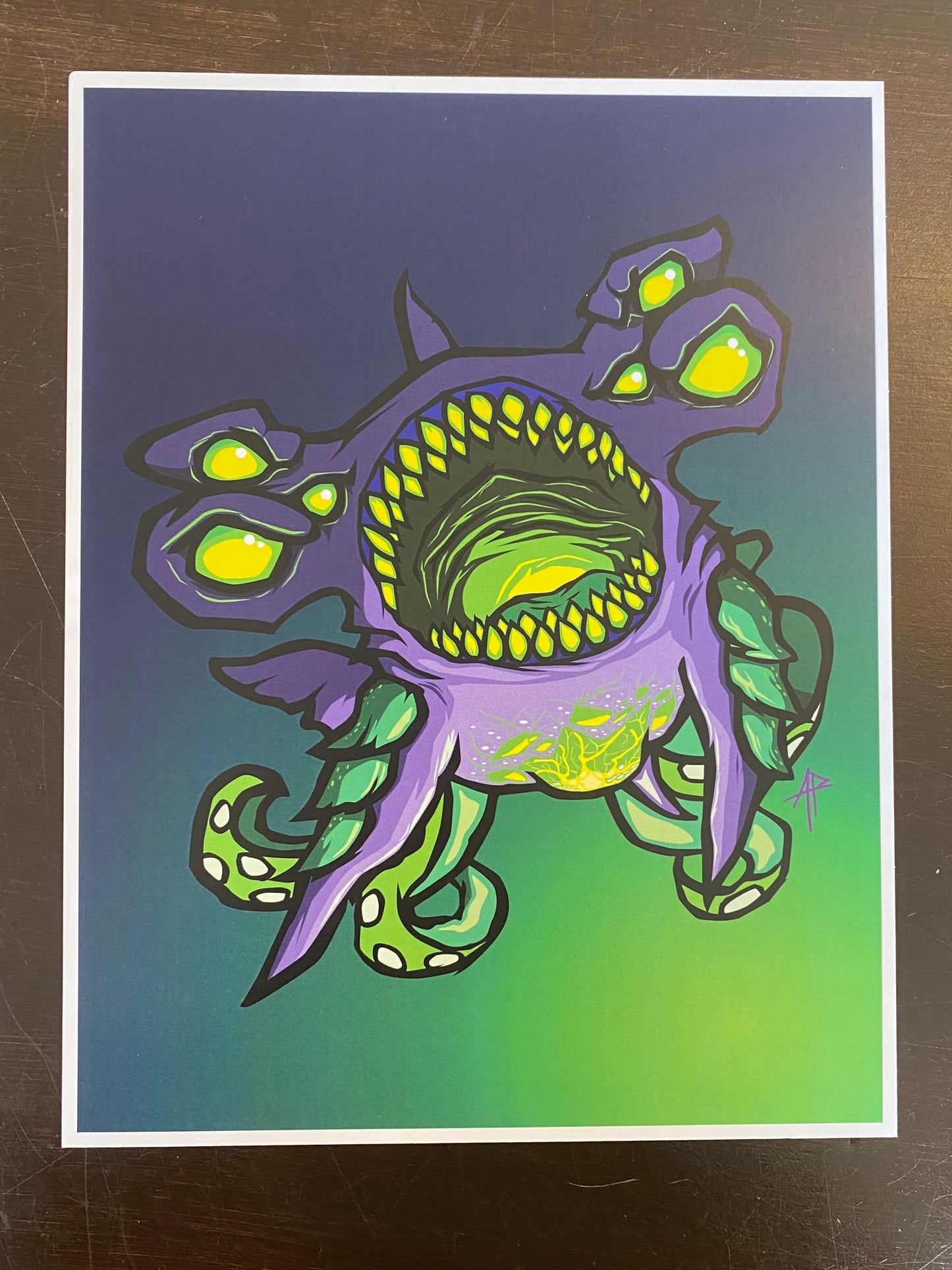 Sea Monster Print