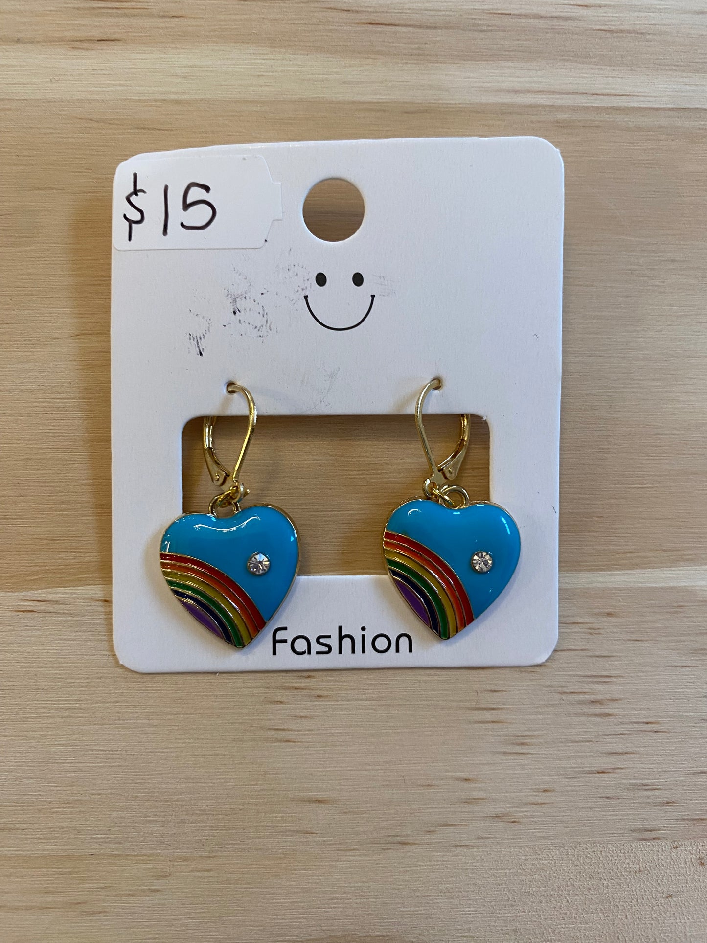 Rainbow Heart Earrings