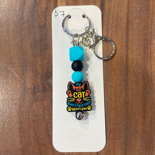 "My Cat and I" Keychain