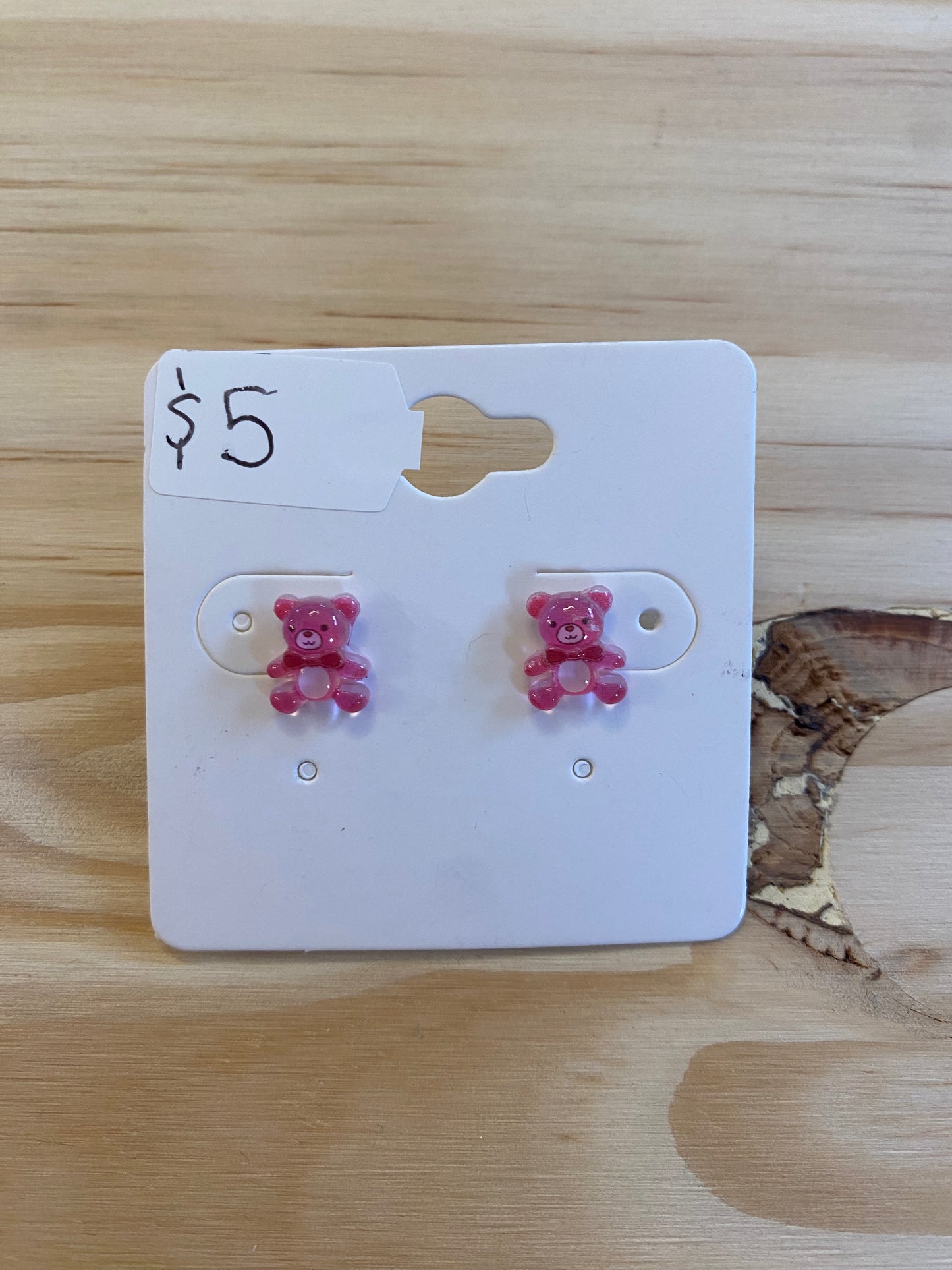 Teddy Bear Stud Earrings