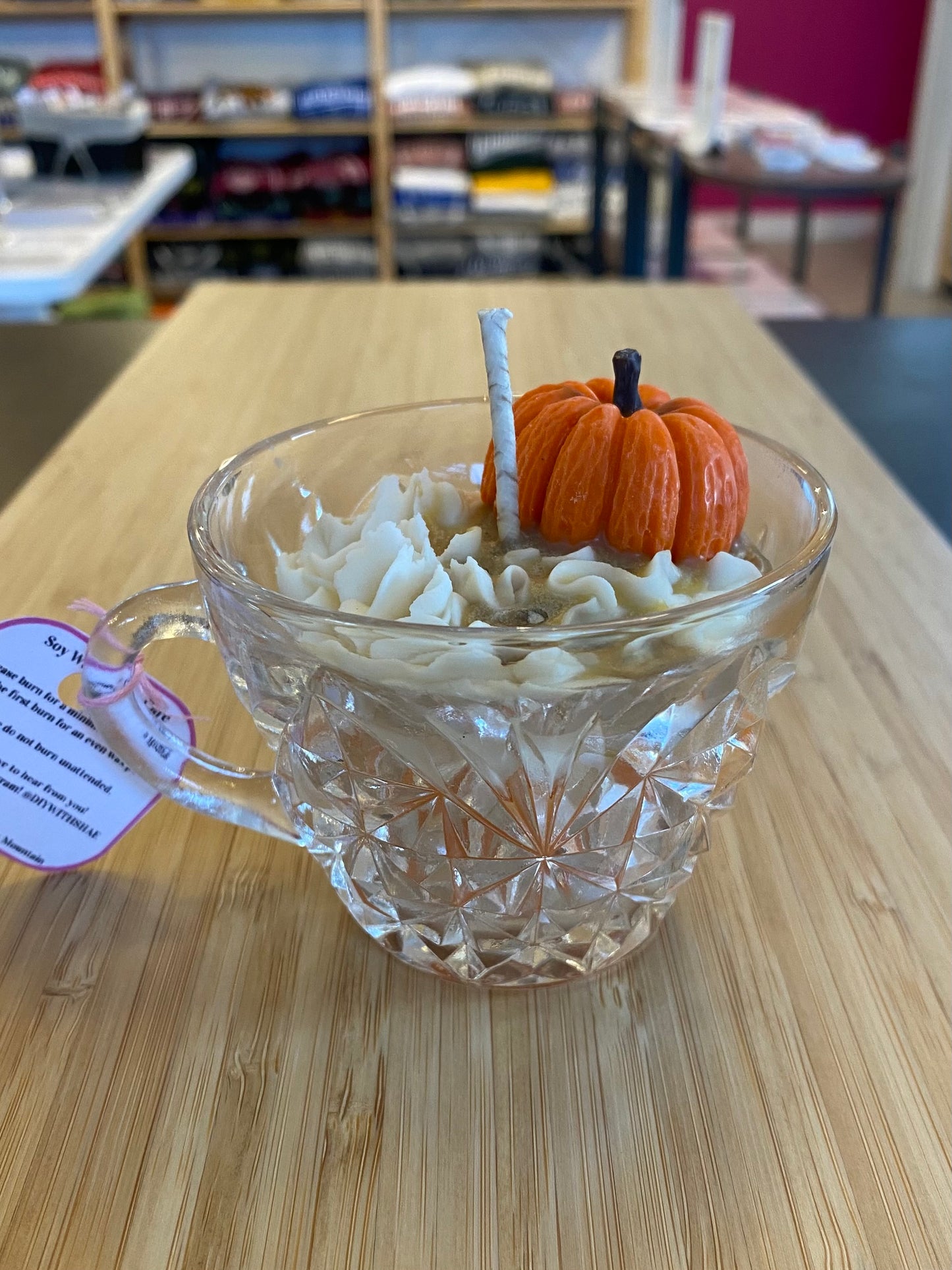 Pumpkin Spice Mug Candle