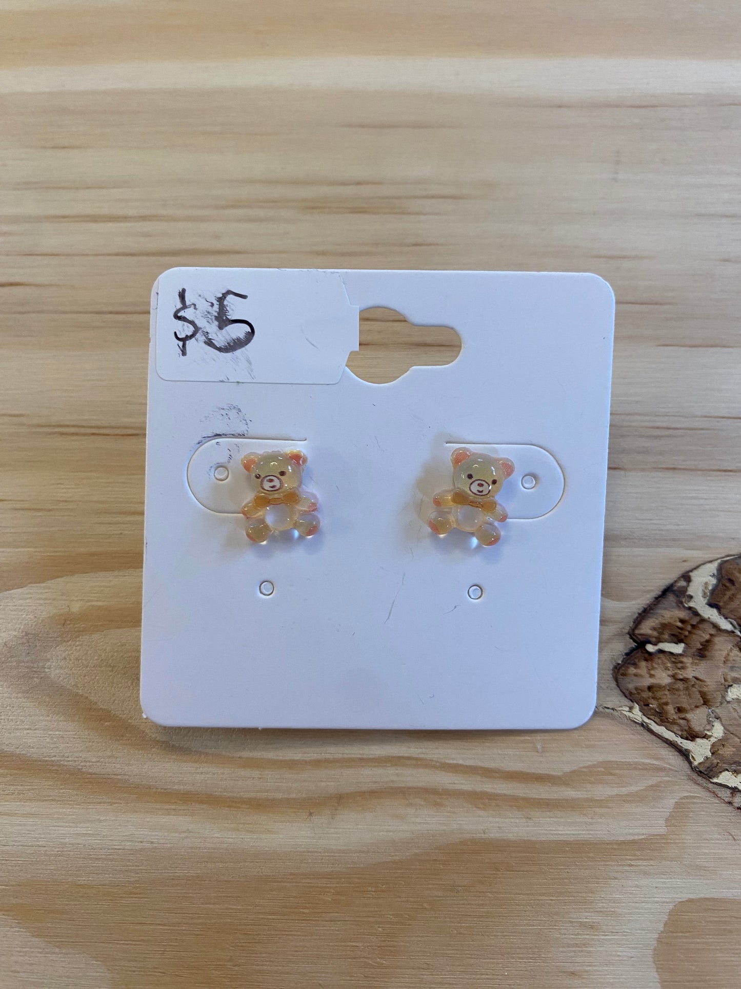 Teddy Bear Stud Earrings