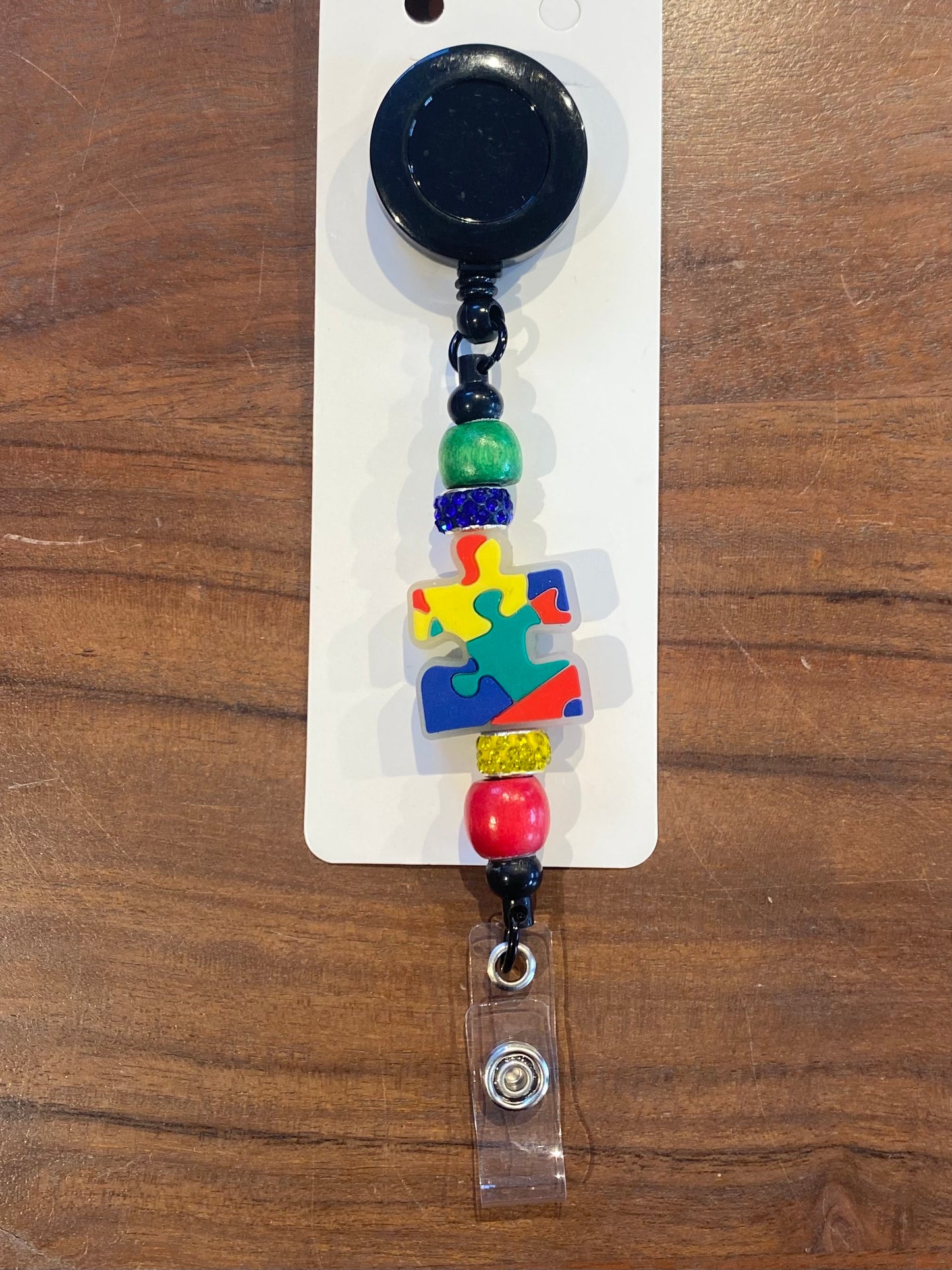 Puzzle Piece Badge Holder