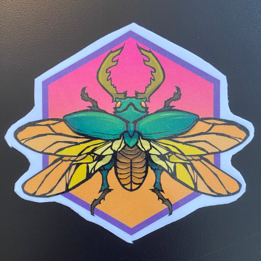 Stag Beetle Sticker