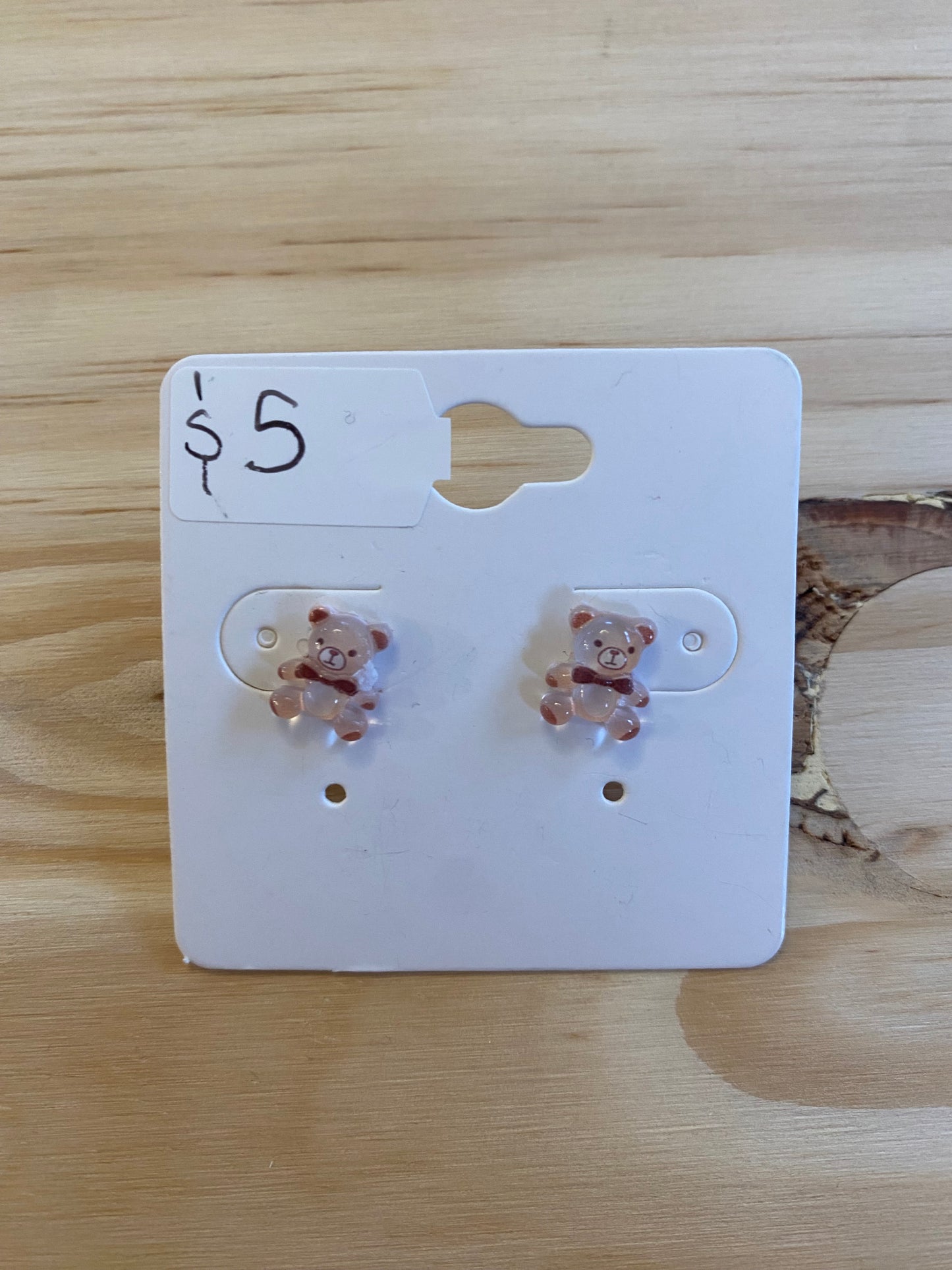 Teddy Bear Stud Earrings