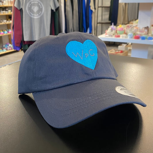 WPG Heart Dad Hat | Teal on Charcoal