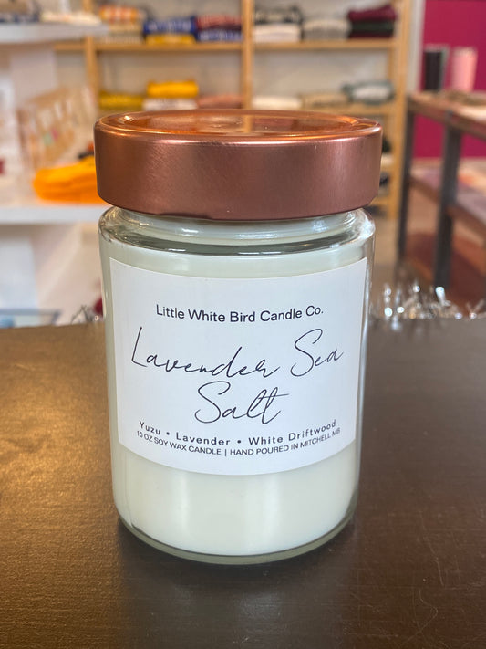 Lavender Sea Salt Jar Candle