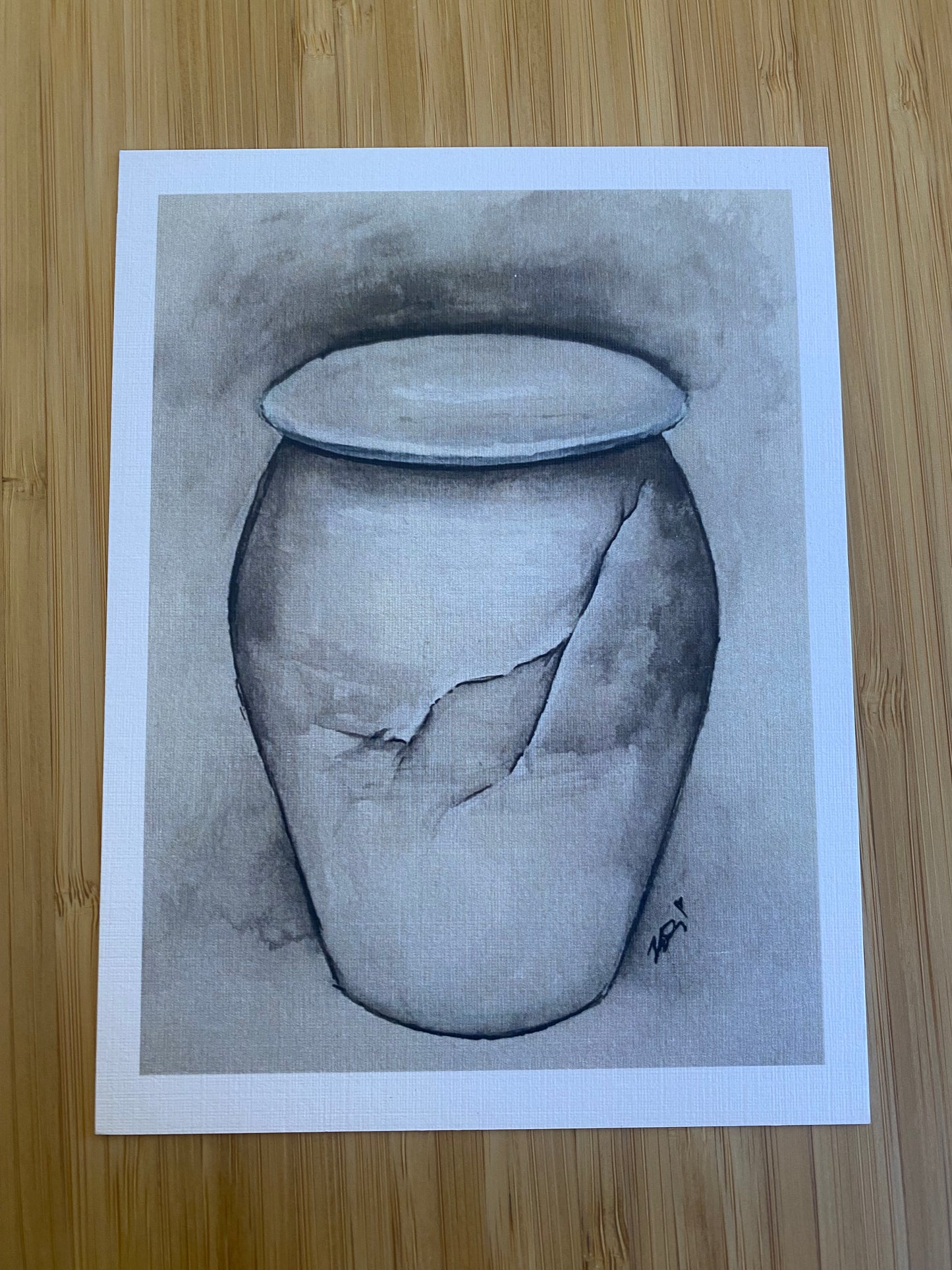 Cracked Pot Print