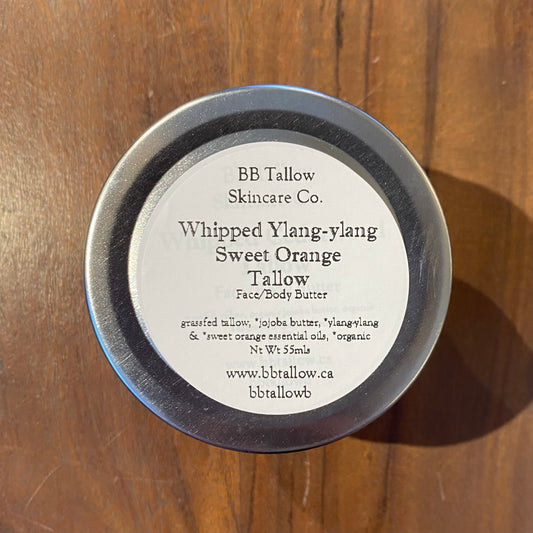 Whipped Ylang-ylang Sweet Orange Tallow Butter