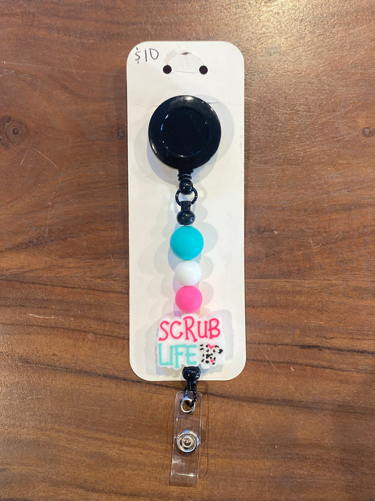 "Scrub Life" Badge Holder