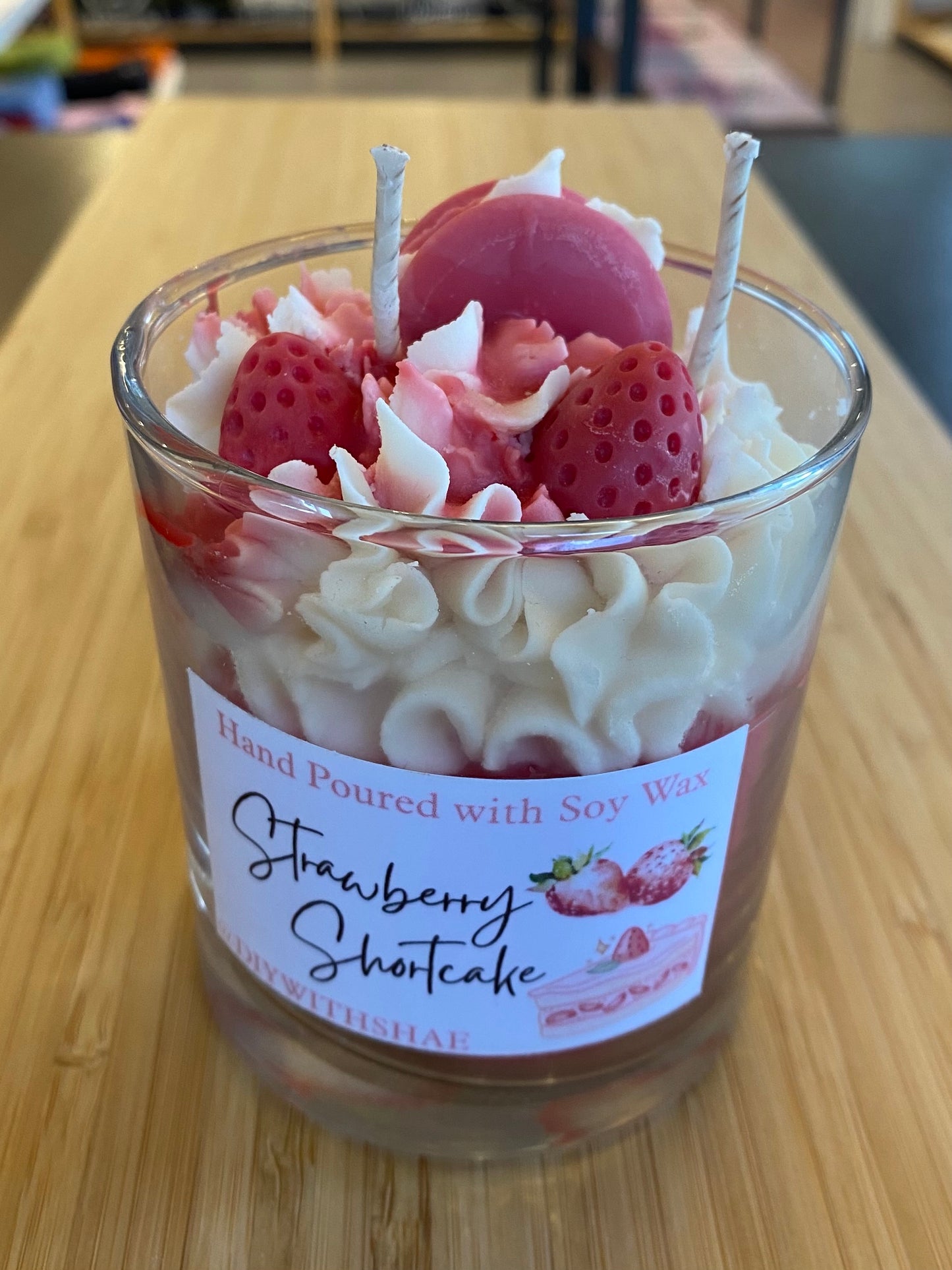 Strawberry Shortcake Candle