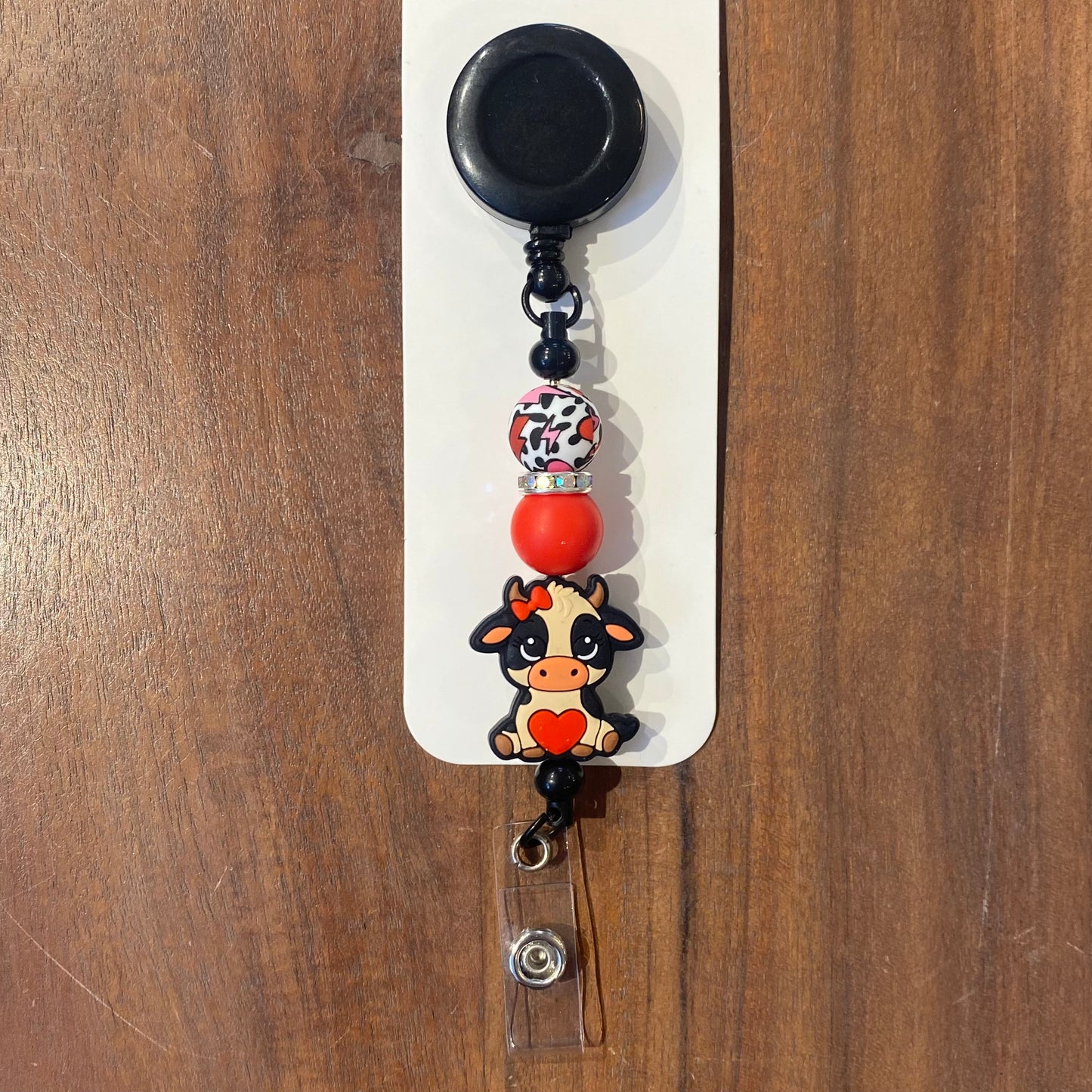 Cow Badge Holder