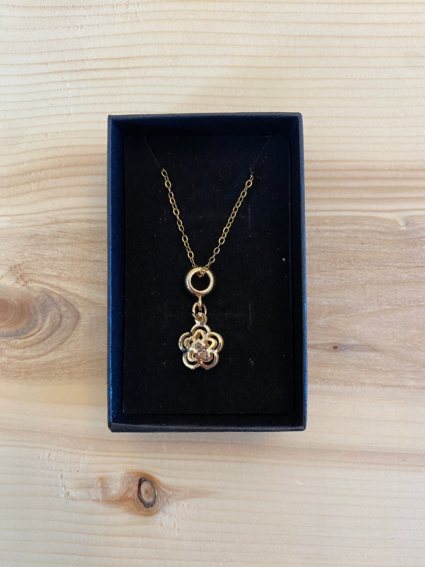 Golden Flower Necklace