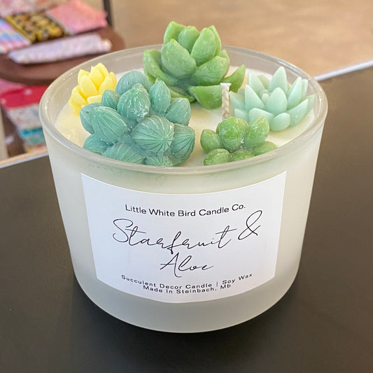 Starfruit and Aloe Succulent Candle