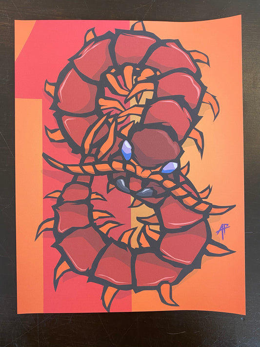 Centipede Print