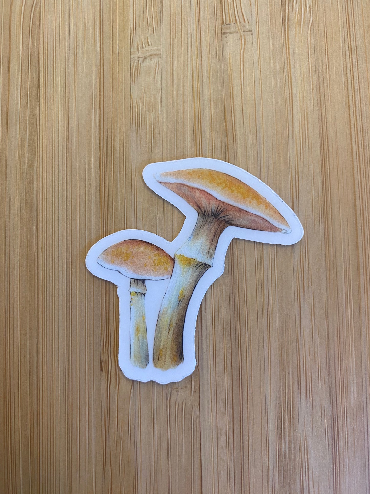 Yellow Mushroom Sticker