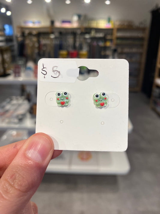 Frog Stud Earrings