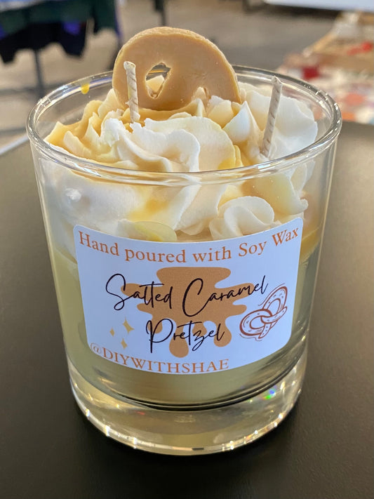 Salted Caramel Pretzel Candle