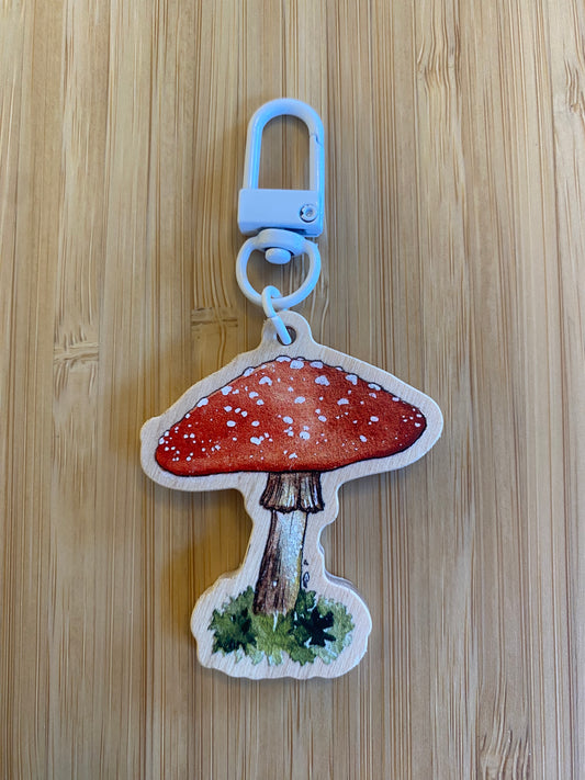 Red Mushroom Keychain