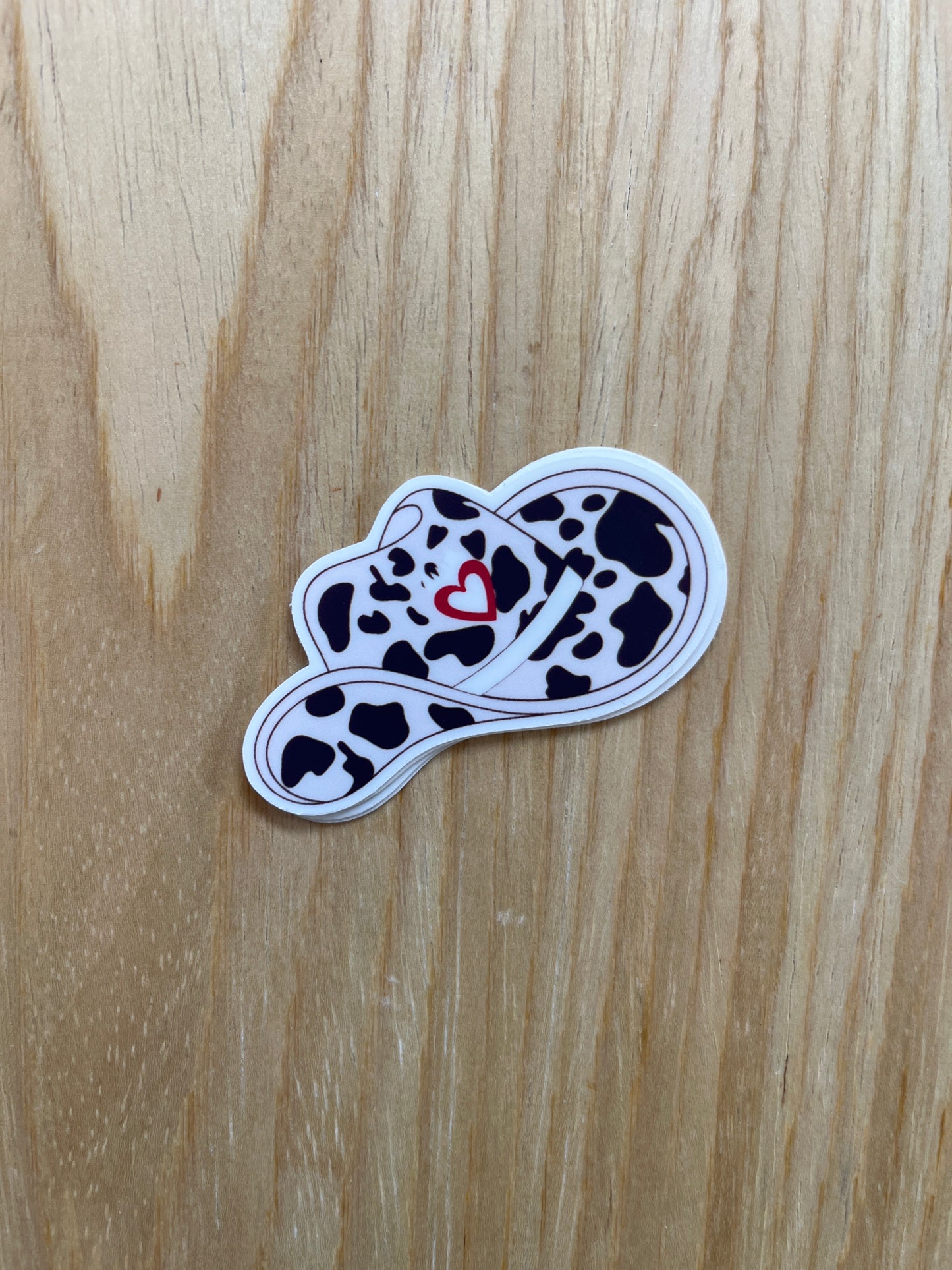 Cow Pattern Cowboy Hat Sticker