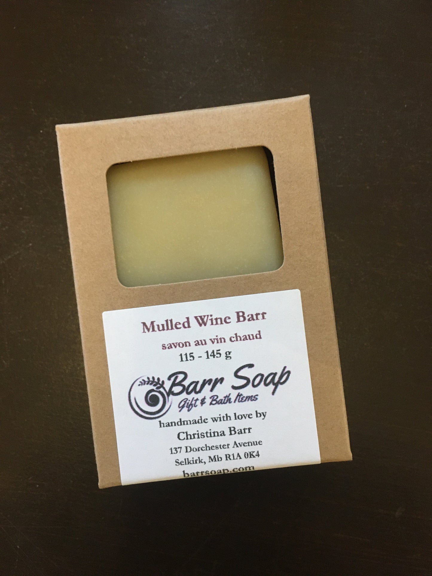 Mulled Wine Barr Soap