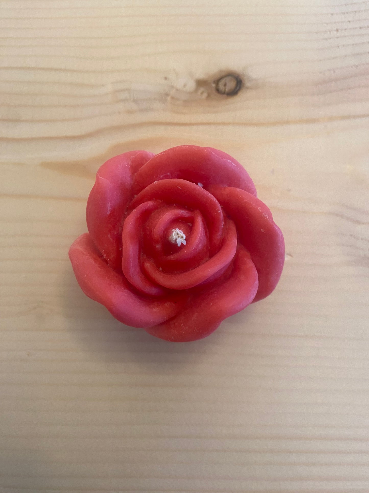 Red Rose Candle