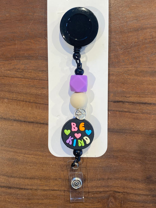 "Be Kind" Badge Holder