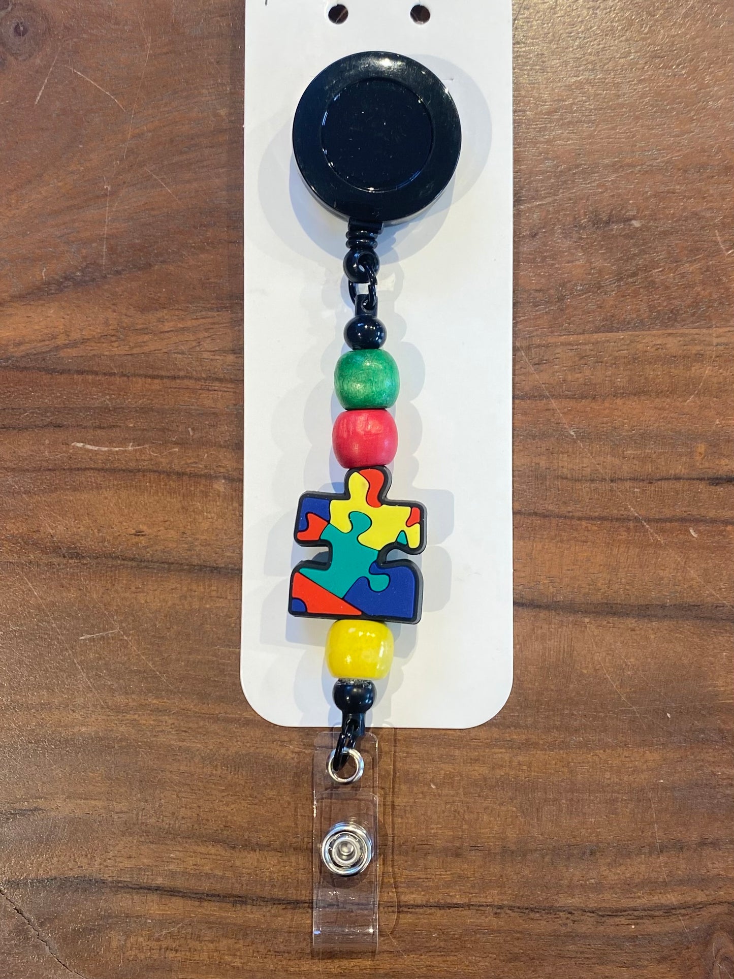 Puzzle Piece Badge Holder