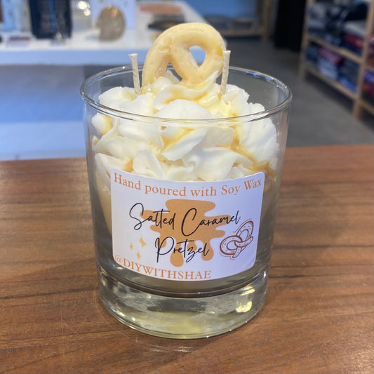 Salted Caramel Pretzel Candle