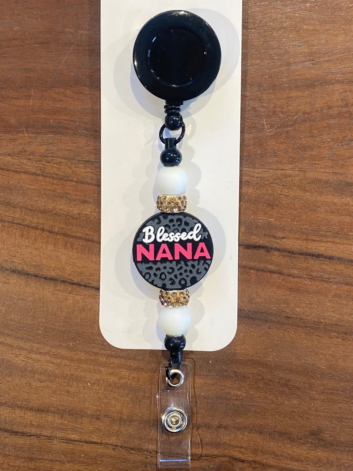 "Blessed Nana" Badge Holder