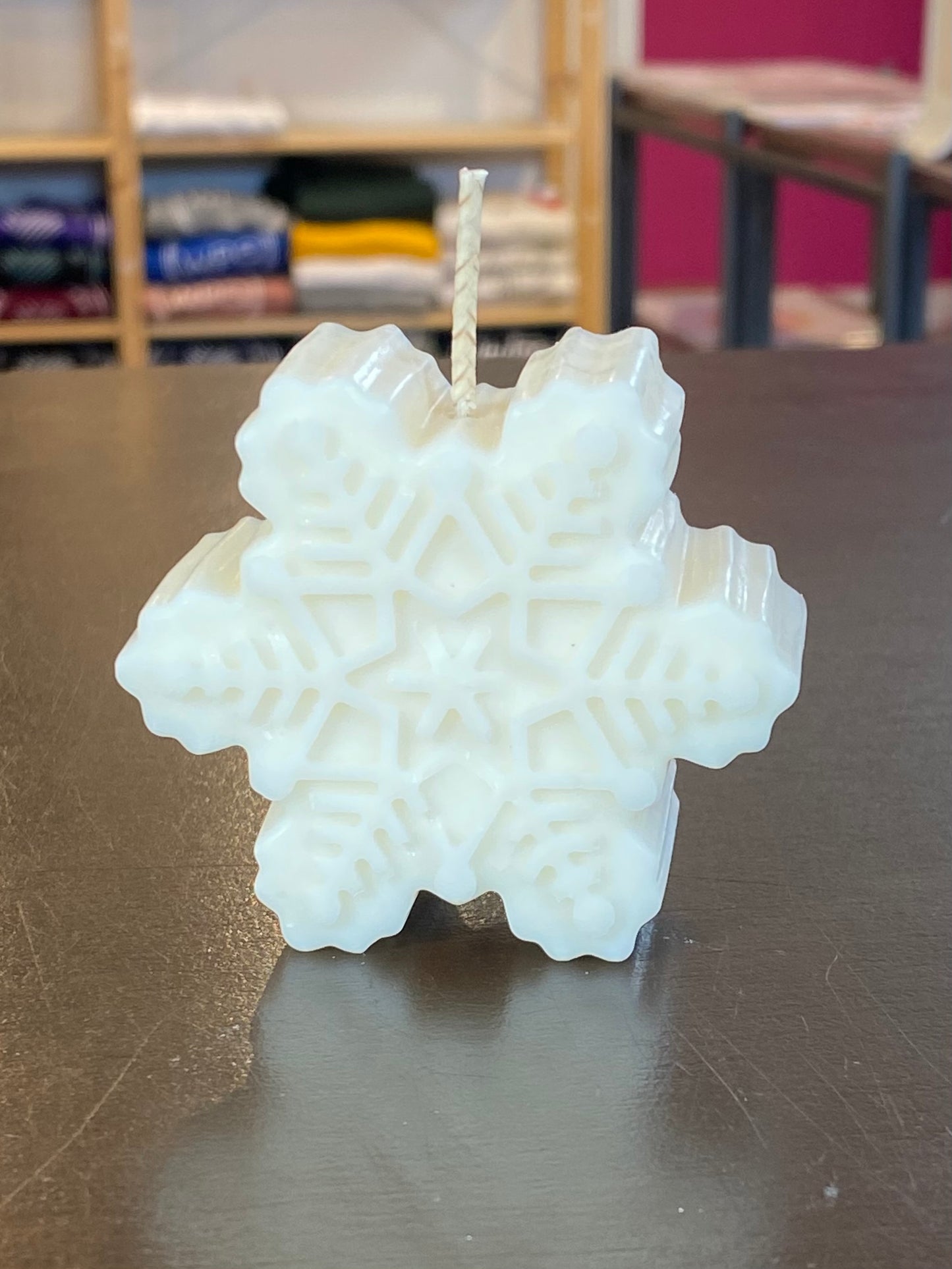 Snowflake Candle