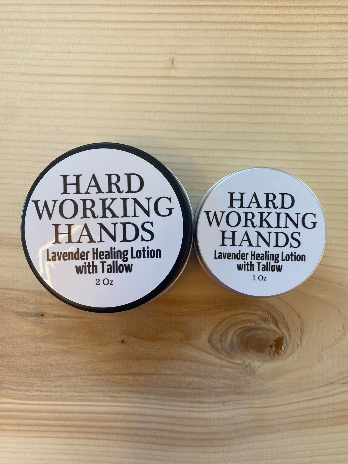 Hard Working Hands Lavender Healing Lotion with Tallow