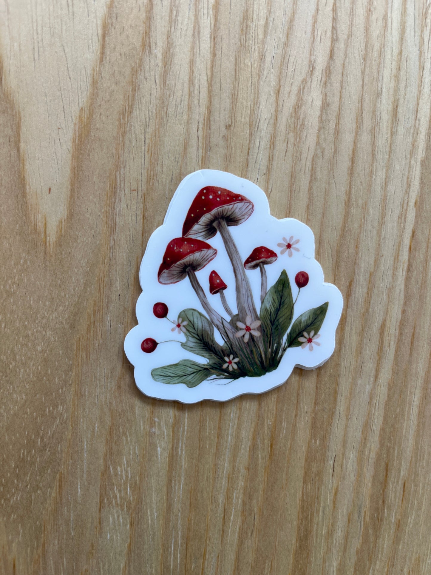 Red Mushroom Sticker