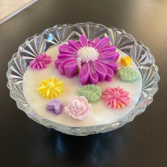 Watermelon Flower Candle