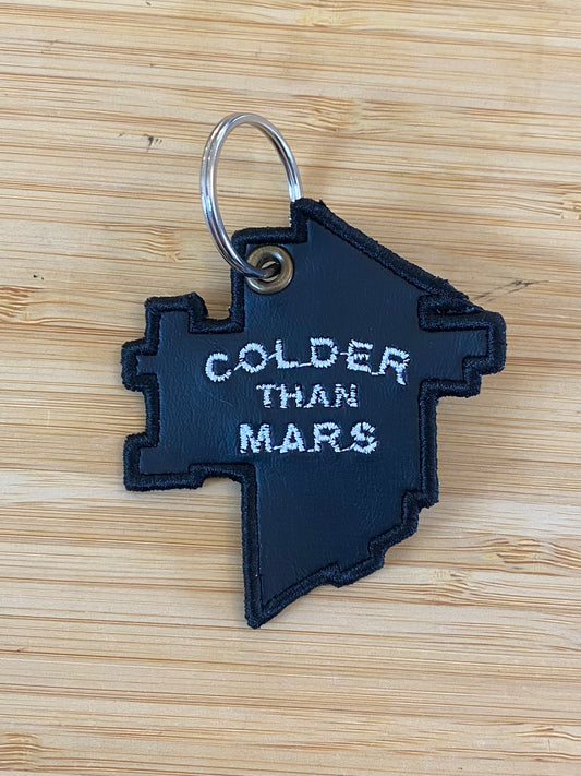 Colder Than Mars Keychain
