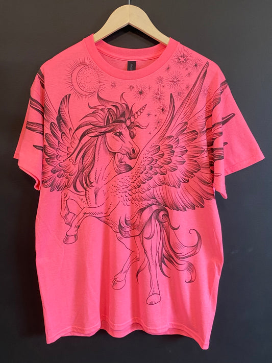 Hot Pink Pegasus T-Shirt